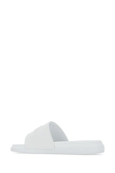 Alexander Mcqueen Logo Patch Pool Slides