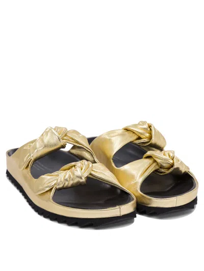 Officine Creative Knotted Double-strap Sandals