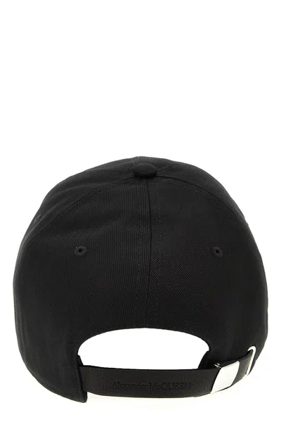 Alexander Mcqueen Embroidered Cotton-twill Baseball Cap In Multicolor