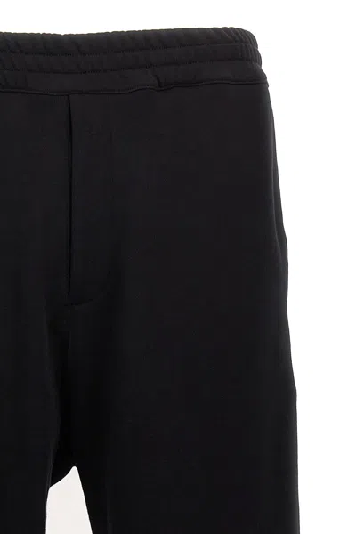 Alexander Mcqueen Mcqueen Side Band Joggers In Black