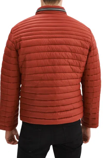 Regency Puffer Jacket In Red