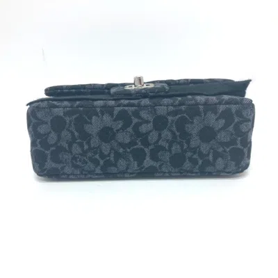 Pre-owned Chanel Black Denim Shoulder Bag ()