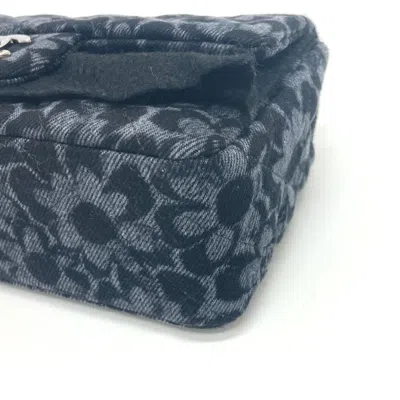 Pre-owned Chanel Black Denim Shoulder Bag ()