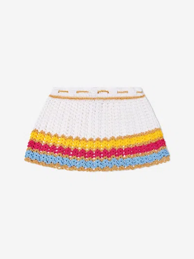 Nessi Byrd Girls Cerys Skirt In White