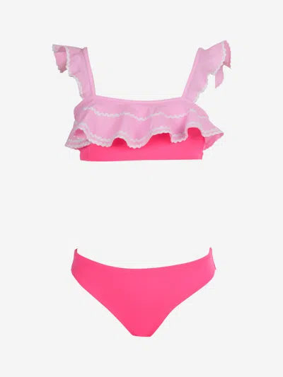 Nessi Byrd Girls Serenity Bikini In Pink