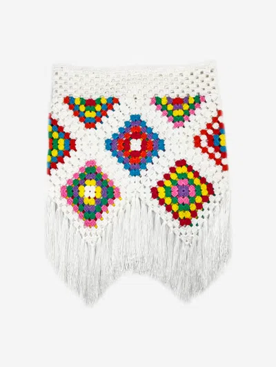 Nessi Byrd Girls Sandia Skirt In White
