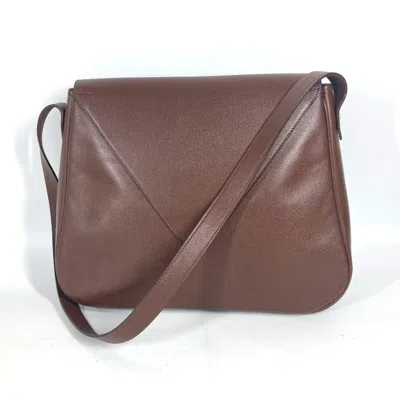 Pre-owned Hermes Brown Leather Shoulder Bag ()