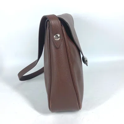 Pre-owned Hermes Brown Leather Shoulder Bag ()
