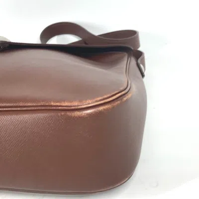 Pre-owned Hermes Brown Leather Shoulder Bag ()