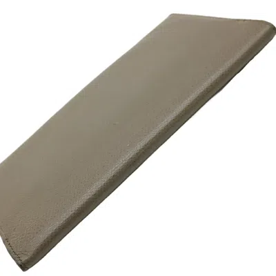 Pre-owned Hermes Etain Epsom Leather Long Wallet (bi-fold) ()