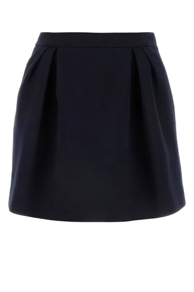 Alessandra Rich Pleated Mini Skirt