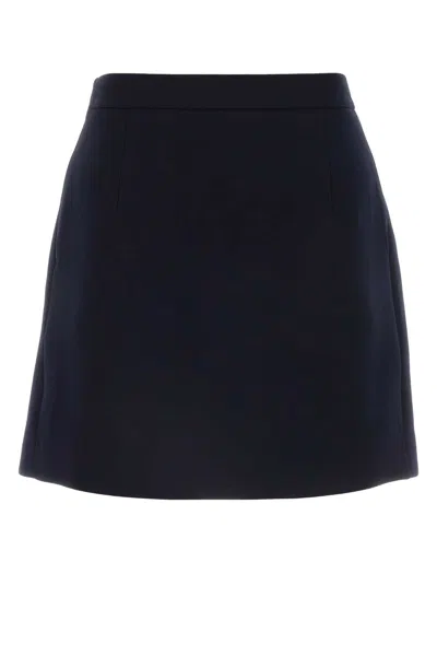 Alessandra Rich Pleated Mini Skirt