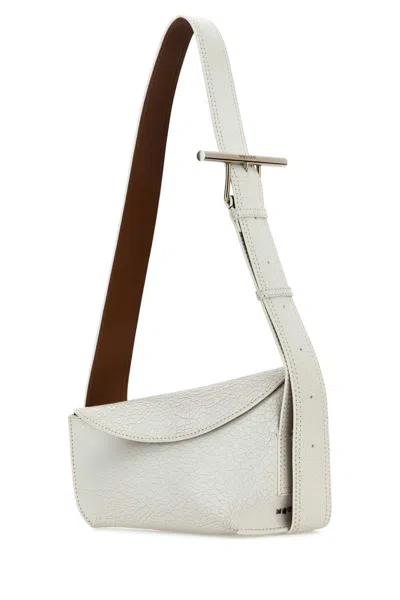 Alexander Mcqueen Woman White Leather Sling Crossbody Bag