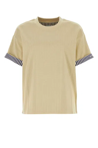 Bottega Veneta Double Layer Striped Cotton T-shirt