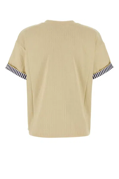 Bottega Veneta Double Layer Striped Cotton T-shirt