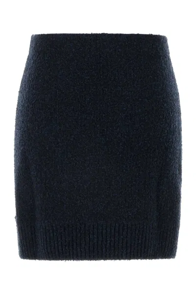 Bottega Veneta Front-pockets Boucle Mini Skirt