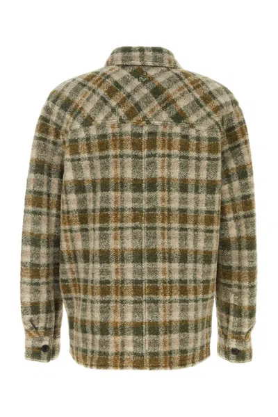 Isabel Marant Checkered Knit Jacket Brushed Finish