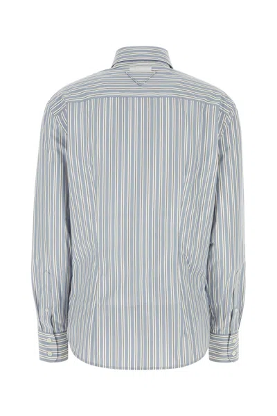 Prada Women's Embroidered Poplin Shirt