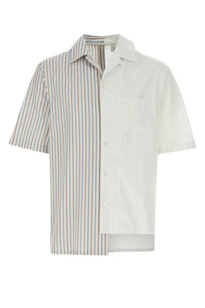 Lanvin Asymmetric Striped Shirt