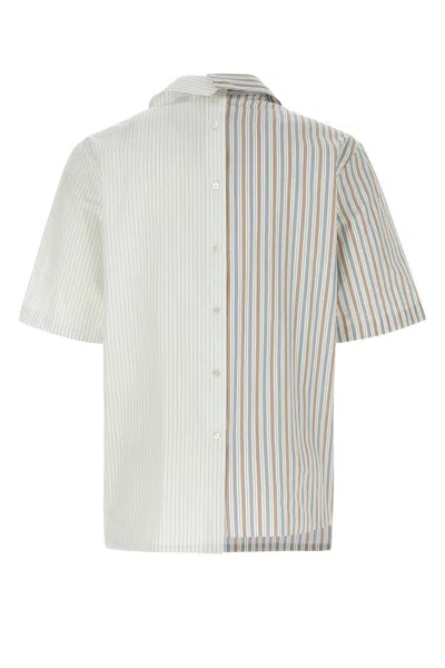 Lanvin Asymmetric Striped Shirt