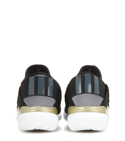 Shop Y-3 Qasa Elle Lace Sneakers In Eight Metallic