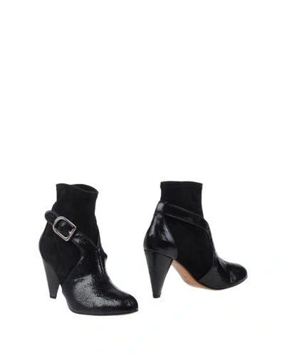 Sonia Rykiel Ankle Boots In Black