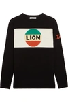 BELLA FREUD Lion Stripe intarsia merino wool sweater