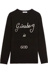 BELLA FREUD Ginsberg is God intarsia merino wool sweater