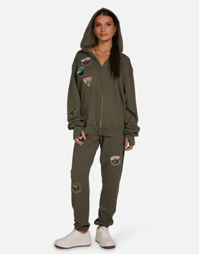 Lauren Moshi Hezly Smokey Bear In Green Tea