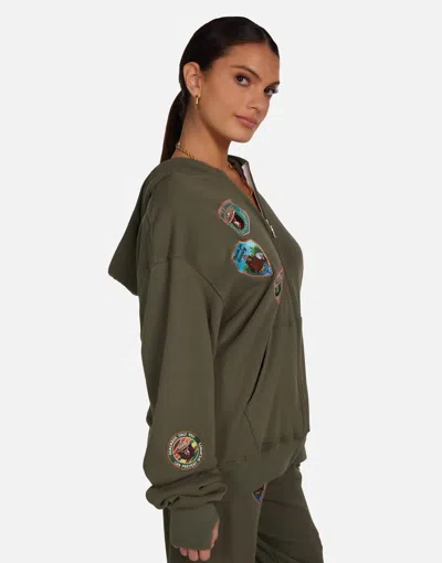 Lauren Moshi Hezly Smokey Bear In Green Tea