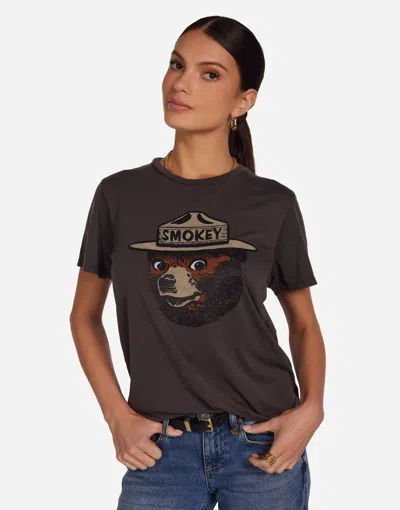 Lauren Moshi Wolf Smokey Bear In Vintage Black