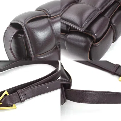 Pre-owned Bottega Veneta Dark Brown Leather Shoulder Bag ()
