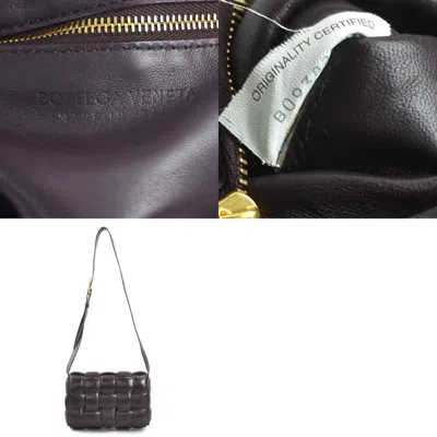 Pre-owned Bottega Veneta Dark Brown Leather Shoulder Bag ()