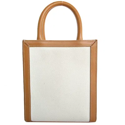 Pre-owned Celine Brown Canvas Leather Handbag Shoulder Bag ()