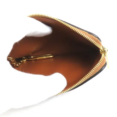 Pre-owned Celine Brown Leather Coin Purse/coin Case ()