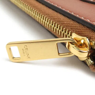 Pre-owned Celine Brown Leather Coin Purse/coin Case ()