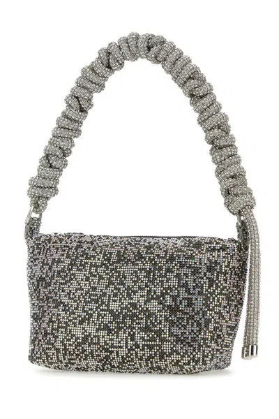 Kara Black Rhinestones Handbag
