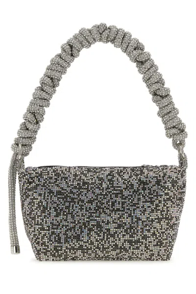 Kara Black Rhinestones Handbag