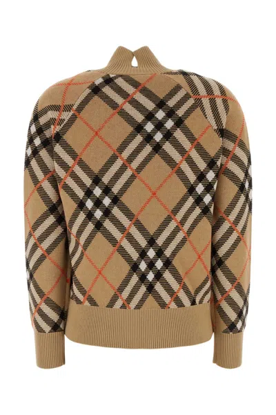 Burberry Wool-blend Check Bomber Jacket