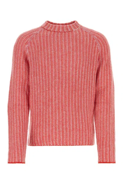 Marni Maglione In Misto Lana Ricamato Uomo