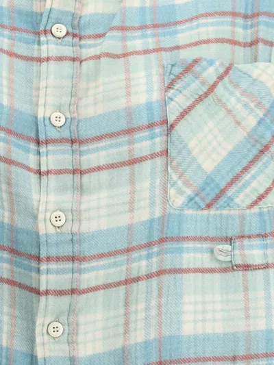 R13 Double-front Shirt In Blue