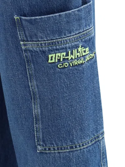 Off-white Jeans In Blue