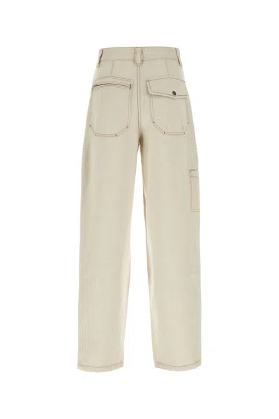 Isabel Marant Wide-leg Cotton And Hemp Trousers With Multiple Pockets