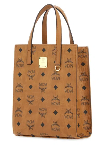 Mcm Canvas Shopping Bag