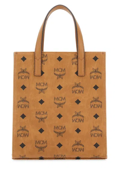 Mcm Canvas Shopping Bag