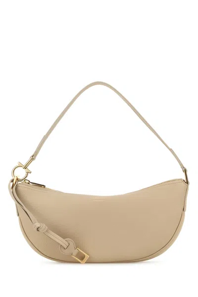Ferragamo Zippered Shoulder Bag