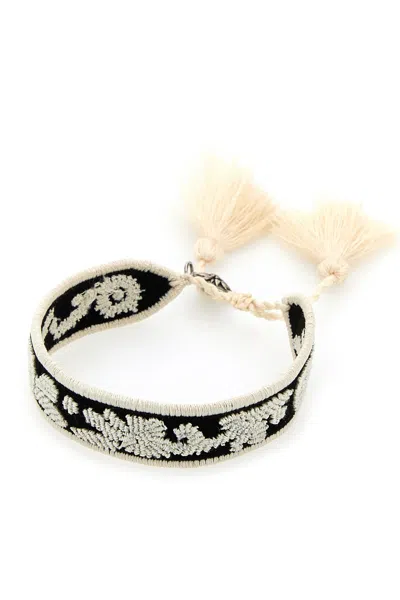 Prada Women's Two-tone Suede And Fabric Bracelet | 1ib6572hiv Color F0k74