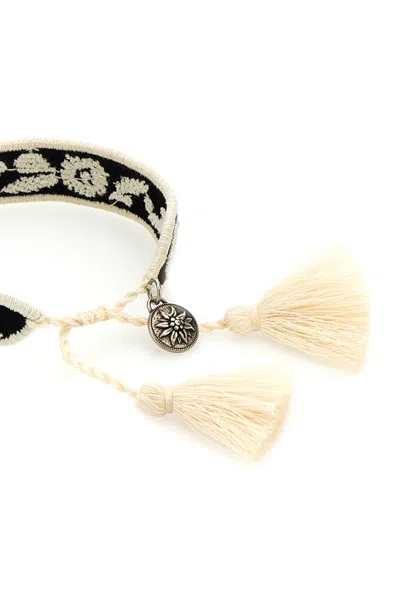 Prada Women's Two-tone Suede And Fabric Bracelet | 1ib6572hiv Color F0k74