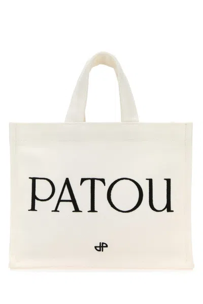 Patou Small Logo-printed Top Handle Bag