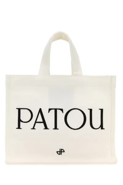 Patou Small Logo-printed Top Handle Bag